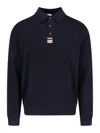 Paul Smith Polo Sweater In Blue