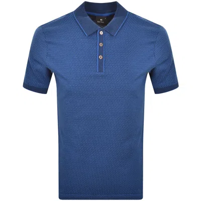 Paul Smith Polo T Shirt Medium Blue