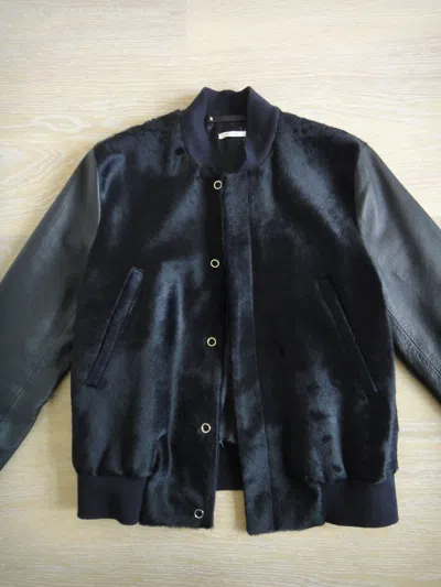 Pre-owned Paul Smith "pony-skin" Bomber In Black