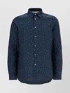 Paul Smith Poplin Shirt Featuring Printed Pattern In Pattern