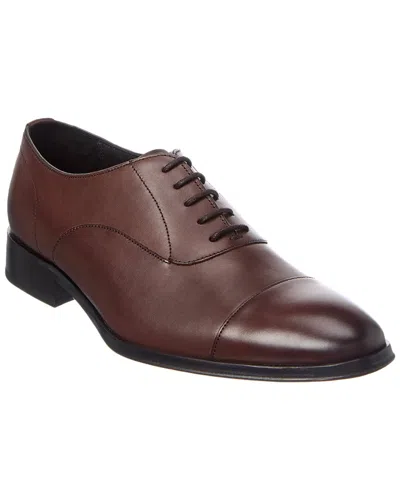 Paul Smith Portman Leather Oxford In Brown