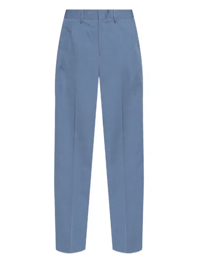Paul Smith Pressed-crease Trousers In Blue