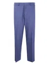 Paul Smith Pressed-crease Trousers In Blue
