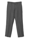 Paul Smith Pressed-crease Trousers In Gray