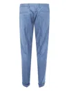 Paul Smith Pressed-crease Wool Trousers In Blue