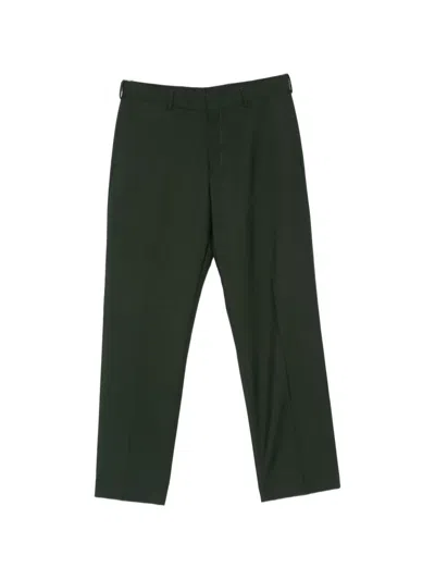 Paul Smith Pressed-crease Tailored Trousers In Green