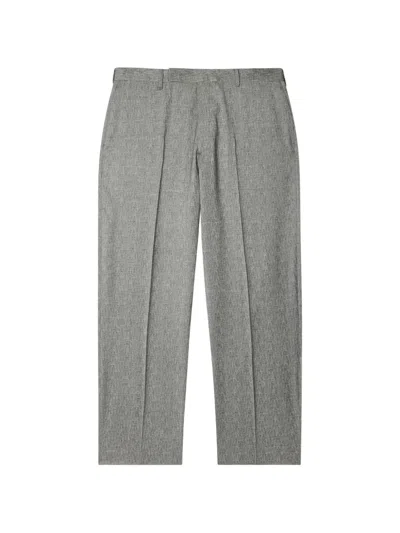 Paul Smith Pressed-crease Trousers In Gray