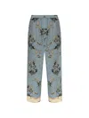 Paul Smith Print Button Trousers In Multi