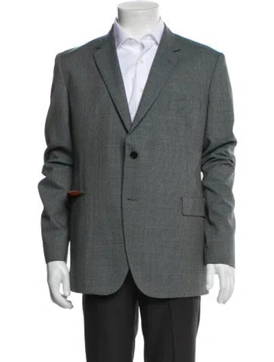 Pre-owned Paul Smith Printed Blazer In Blue