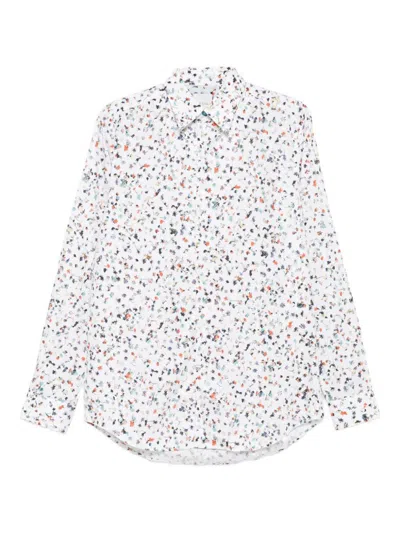 PAUL SMITH PAUL SMITH PRINTED COTTON SHIRT