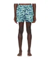 Paul Smith Printed Drawstring Swimming Trunks In Multicolor