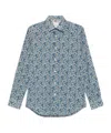 Paul Smith Printed Pattern Shirt In Blue