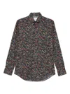 Paul Smith Multicolour Floral Long Sleeve Button-down Shirt In Multi