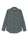 Paul Smith Floral Print Long Sleeve Button-down Shirt In Multi