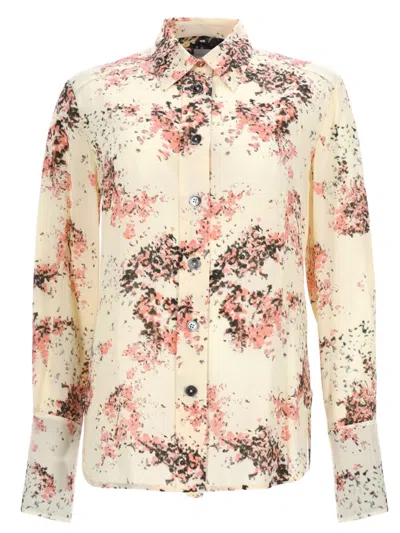Paul Smith Floral-print Shirt In Neutral