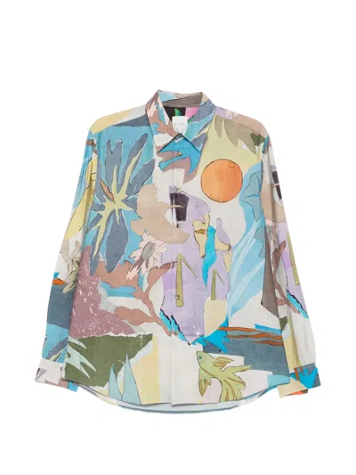 Paul Smith Printed Shirt In Multi