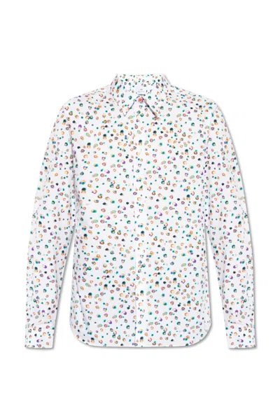 Paul Smith Printed Shirt In White