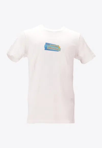 Paul Smith Printed Slim T-shirt In White