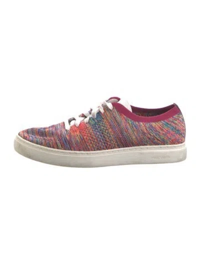 Pre-owned Paul Smith Printed Sneakers In Purple