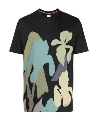 Paul Smith Printed T-shirt In Black