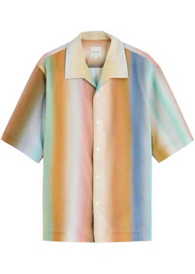 Paul Smith Multicolor Oversized Smith Stripe Shirt In 92 Multi