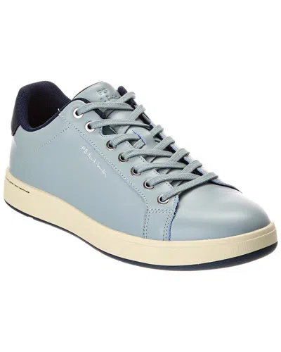 Paul Smith Ps By  Albany Leather Sneaker In Blue