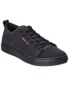 Paul Smith Navy Blue Leather Sneakers