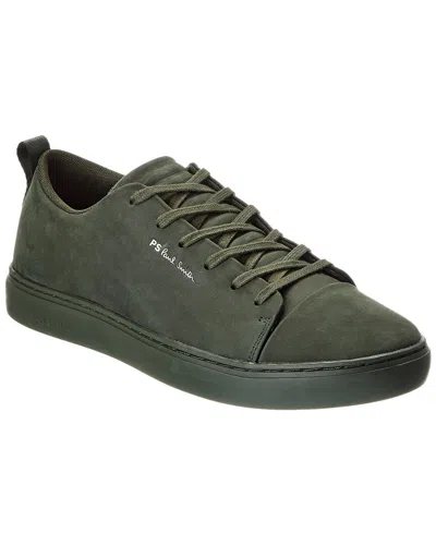 Paul Smith Ps By  Lee Full Leather Sneaker In Blue