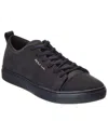 Paul Smith Navy Blue Leather Sneakers In Blue