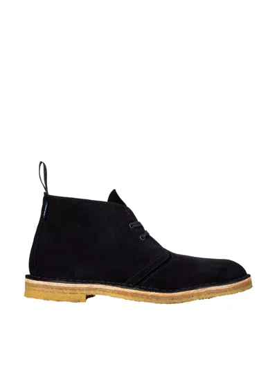 Paul Smith Ps Conroy Lace-up Desert Boots In Black