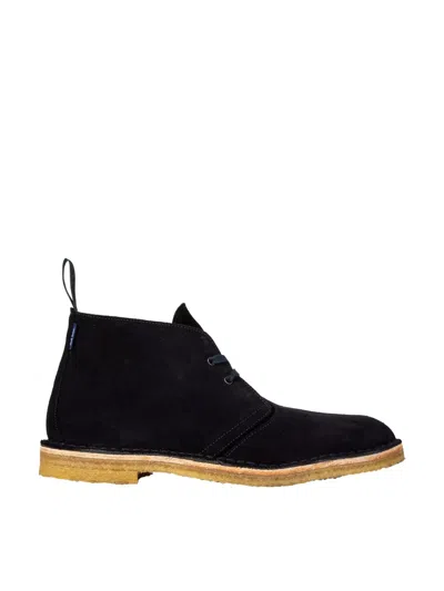 Paul Smith Ps Conroy Lace-up Desert Boots In Blue