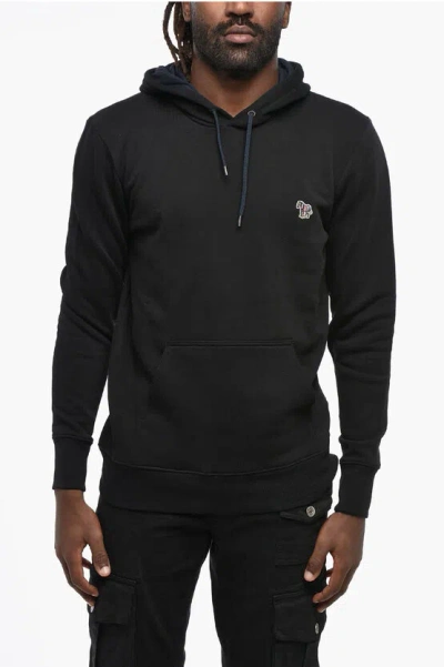 PAUL SMITH PS ORGANIC COTTON ZEBRA HOODIE