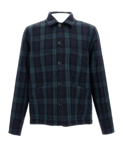 PAUL SMITH PS PAUL SMITH CHECKED SHIRT JACKET