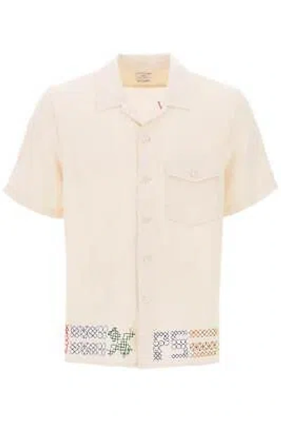 Pre-owned Paul Smith Ps  Shirt Bowling Ricami A Punto C M2r082yem20289 Mul Sz.l 60 In Multicolor