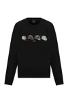 Paul Smith Mens Cycling Caps Graphic Sweatshirt In Black