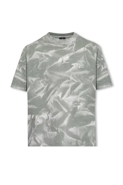 Paul Smith Ps  T-shirt With Logo Patch In Grey