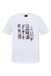 Shop Paul Smith Ps  T-shirt With Print In White