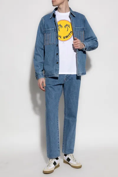 Paul Smith Ps  T-shirt With Print In White