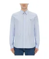 Paul Smith Ps  Zebra Embroidered Long-sleeved Shirt In White