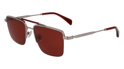 Pre-owned Paul Smith Ps24109s 038 Gunmetal/red 55/20/145 Male Sunglasses