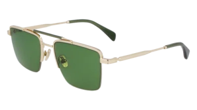 Pre-owned Paul Smith Ps24109s 715 Gold/green 55/20/145 Male Sunglasses