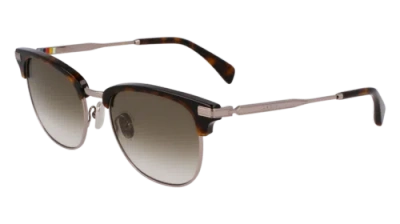Pre-owned Paul Smith Ps24111s 039 Gunmetal/havana 52/19/145 Male Sunglasses In Grey