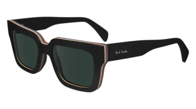 Pre-owned Paul Smith Ps24601s 001 Black Multistripes 52/20/150 Unisex Sunglasses