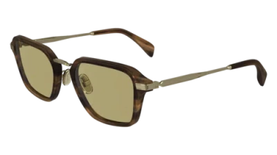 Pre-owned Paul Smith Ps24603s 210 Striped Brown 52/22/145 Male Sunglasses