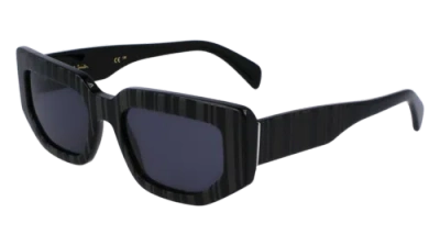 Pre-owned Paul Smith Ps24617s 007 Allover Stripes Black 54/20/145 Unisex Sunglasses