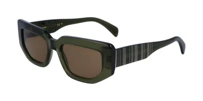 Paul Smith Ps24617s Kennet 318 Occhiali Da Sole Verdi Per Donna In Transparent Olive Green
