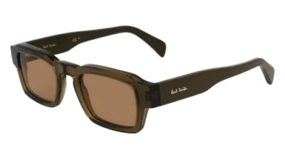 Pre-owned Paul Smith Ps24621s 317 Clear Khaki 49/22/150 Male Sunglasses