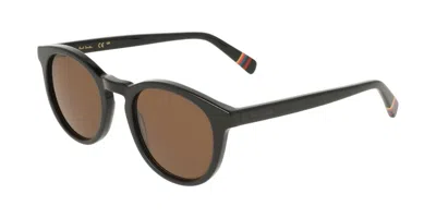 Paul Smith Ps26601s Poulcott 001 Occhiali Da Sole Neri Per Uomo In Black