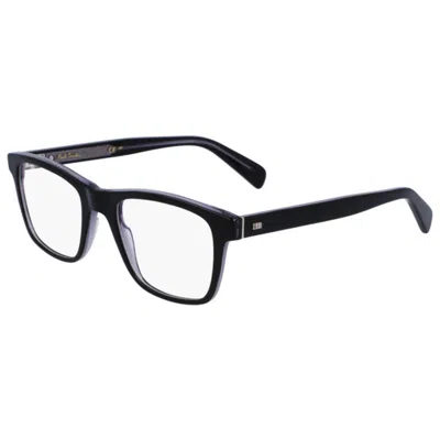 Paul Smith Psop10402252 Black Square-frame Eyeglasses In Pattern