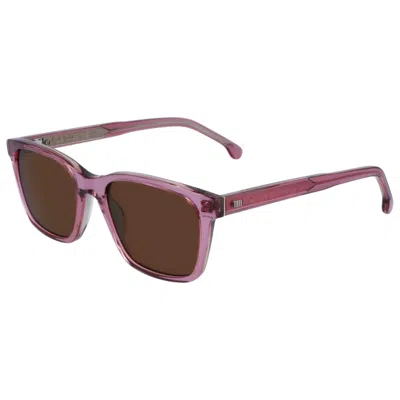 Paul Smith Pssn0635200452 Square Acetate Frame Sunglasses In Pink
